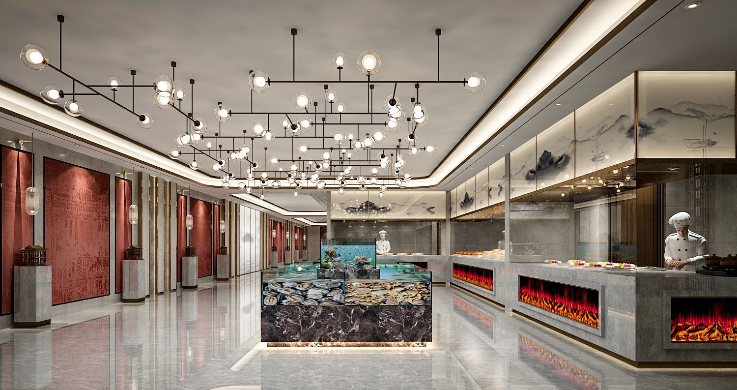 山东青岛润春来大酒店-国内案例-蒋峰国际餐饮设计-蒋峰餐饮设计